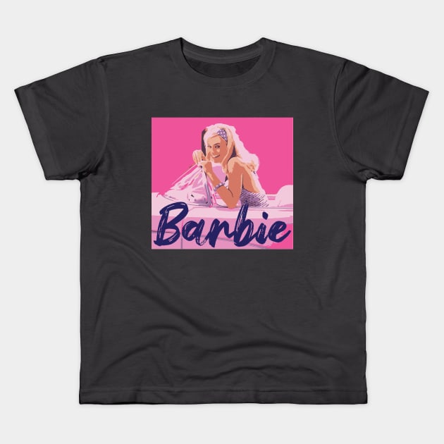 Barbie Kids T-Shirt by Saladin